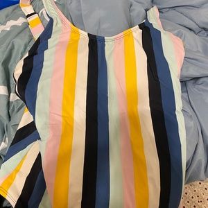 Target, Kona Sol Striped One Piece in Size Large